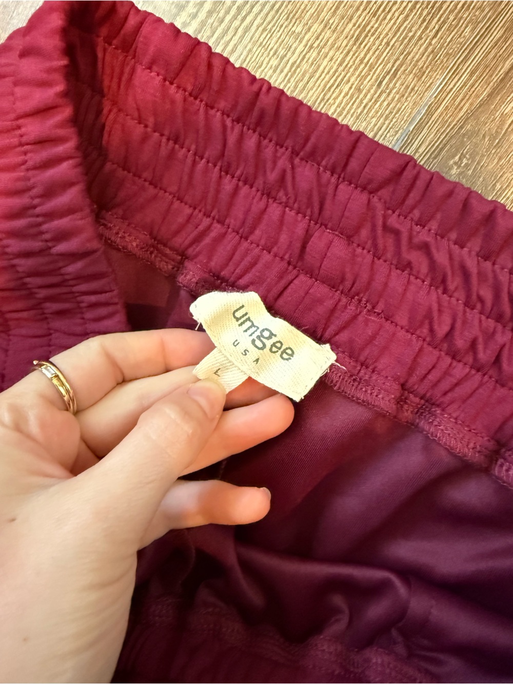 Maroon Luxeknit Joggers - Picture 3 of 3